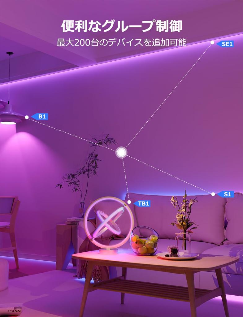 [Compatible with Alexa Certified] Lepro AI LED Strip Light, 5m, RGB, Dimmable, Multicolor, 16 Million Colors, Compatible with AlexaGoogle Home, Smart