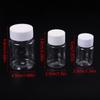 10PCS Plastic PET Clear Empty Seal Bottles Solid Powder Medicine Pill Vial Container Reagent Packing Bottle Refillable Bottles