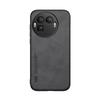 KEYSION Роскошный ретро чехол из ПУ кожи для Realme GT 8 Pro Мягкий силикон+ПК Противоударная задняя крышка для телефона для Realme GT 8 Pro