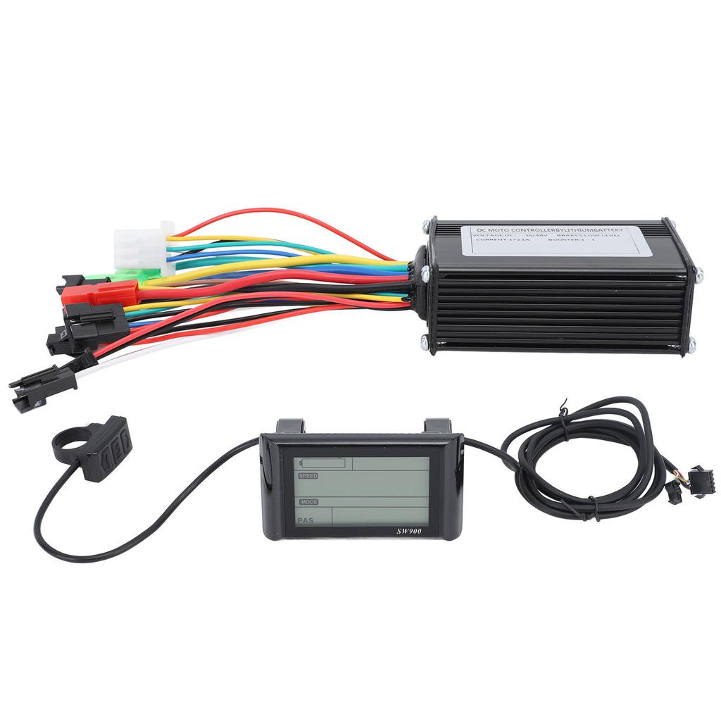 DC 36V 48V 17A 3 Mode Sine Wave Controller SW900 LCD Display Kit for 250W 350W Electric Bike Bicycle Motor Lithium