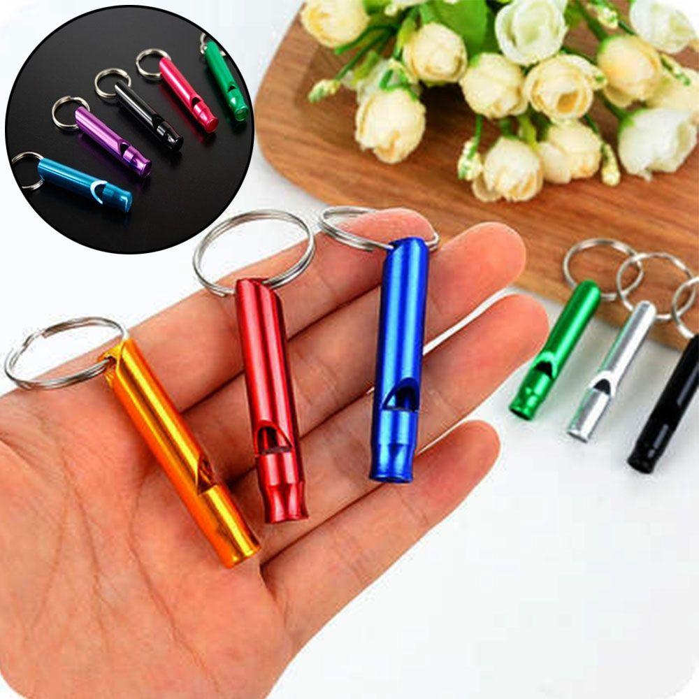7 Colors Outdoor Camping Hiking Survival Whistle Emergency Whistles EDC Tools Training Accessories