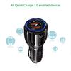 Двойное USB 3.1A Быстрая Зарядка QC 3 Автомобильное Зарядное Устройство Адаптер Прикуривателя