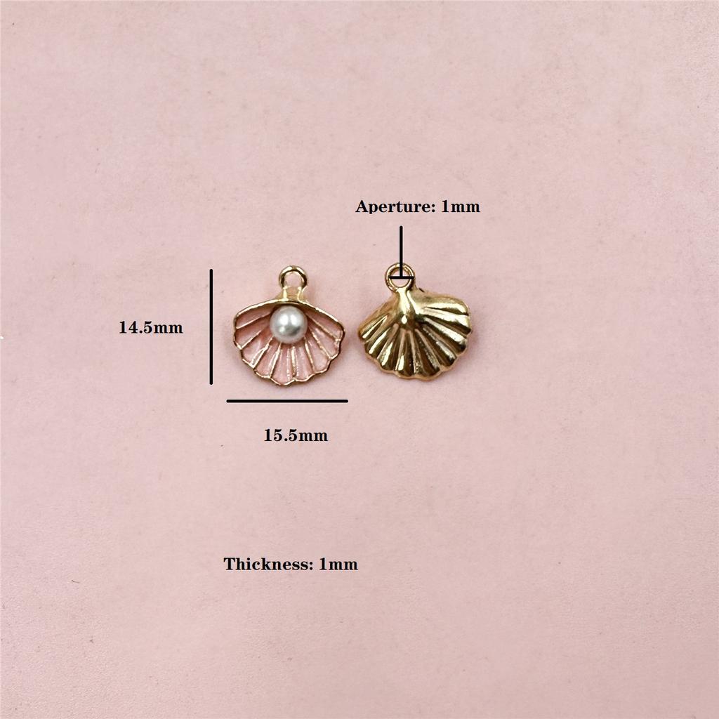Высокое качество жемчужное ожерелье, серьги, кулон из сплава, аксессуары для капель масла, кулон, ювелирные изделия ручной работы, сделай сам, 20 шт., 14,5*15,5 мм