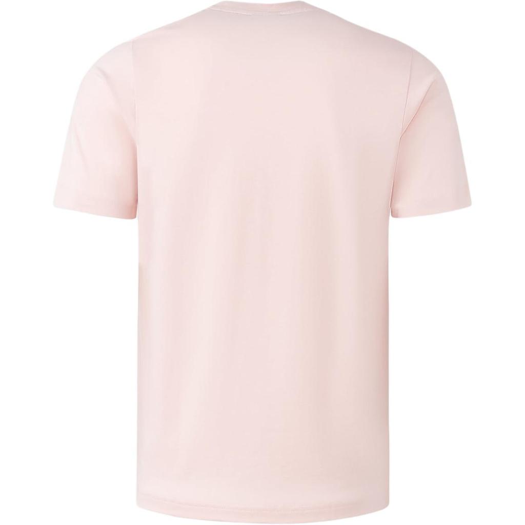 Adidas Solid Color Logo Casual Crew Neck T-Shirt Unisex Tops Pink IT4338