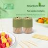 Одноразовый бамбуковый диспенсер для зубочисток (2-Pack)
