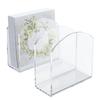 Napkin Organizer Transparent Napkin Holder Modern Acrylic Tissue Box Square Durable Tissue Paper Dispenser Case Vertical Holder