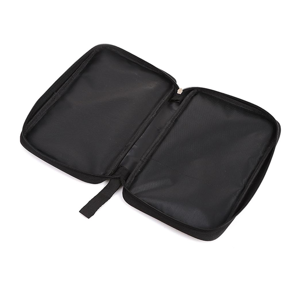 Table Tennis Racket Case Pingpong Bat Carry Bag Cover Hold 2 Paddles Table Tennis Balls Carrying Case for Indoor Outdoor