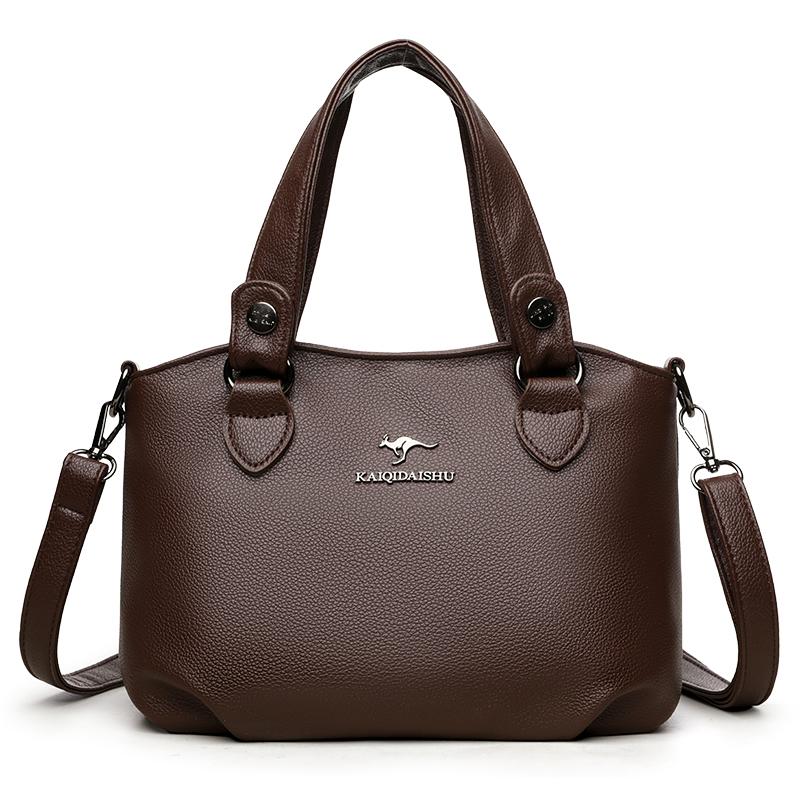 Soft Leather Bag Women's Fashion New Atmospheric Tote Bag Portable Strong and Durable Fashion Bag Liner Shoulder Bag