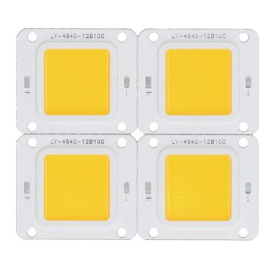 4шт COB чип 3200K 60W 30?Светодиодный источник света 34 В для точечного светильника DIY, потолочного светильника, теплый белый цвет