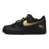 Nike Кроссовки Air Force 1 Противоскользящие и износостойкие Низкие Скейтбордические Обувь Унисекс Матовый Черный Золотой CW2288-001(КомандаJ-)