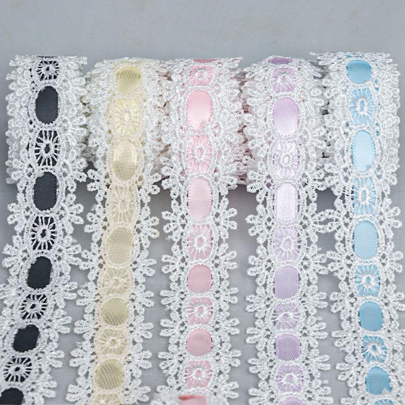 Элегантная двухсторонняя ажурная лента, упаковка открыток ручной работы с водорастворимым кружевом, аксессуары для одежды, аксессуары для рукоделия, изготовление лент