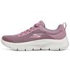 Go Walk Flex Slip-On Комфортные Сетчатые Противоскользящие Беговые Кроссовки Женские Кроссовки Розовые Белые 124952-MVE