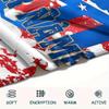 1PC American Pride Shield Custom Name Patterned Flannel Blanket Suitable For All Seasons For Home Decor Warmth And Comfort Gifts Holiday Present