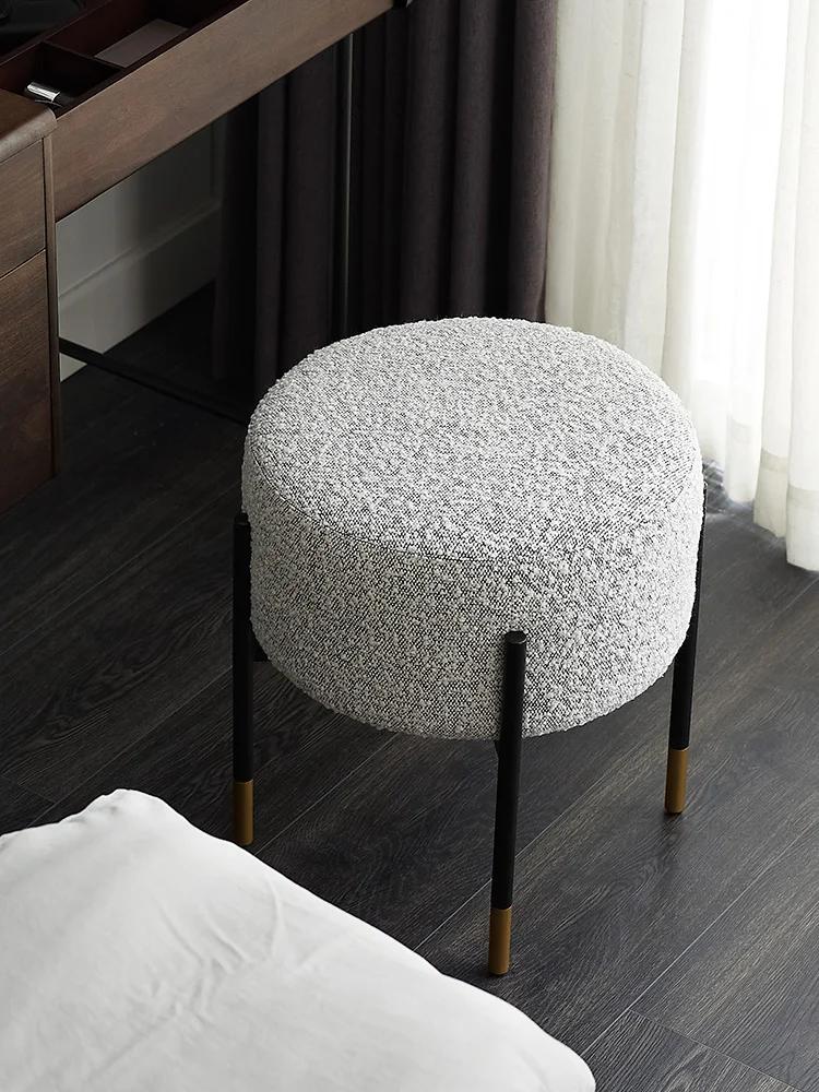 Скандинавский Легкий Роскошный Мягкий Пуф – Досуговый Ленивый Пуф для Гостиной для Переобувания, Пуф для Спальни mc