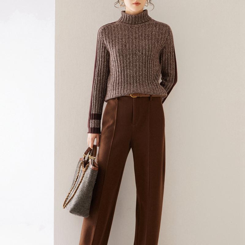 Женский кашемировый свитер Qinghe cashmere 100% кашемир женский осенне-зимний кашемировый пуловер мягкий и теплый