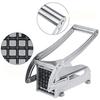 Potato Cutter Efficient Fruit And Vegetable Chopper Manual Food Chopper with 2 Blades Multifunctional Kitchen Fries Machine