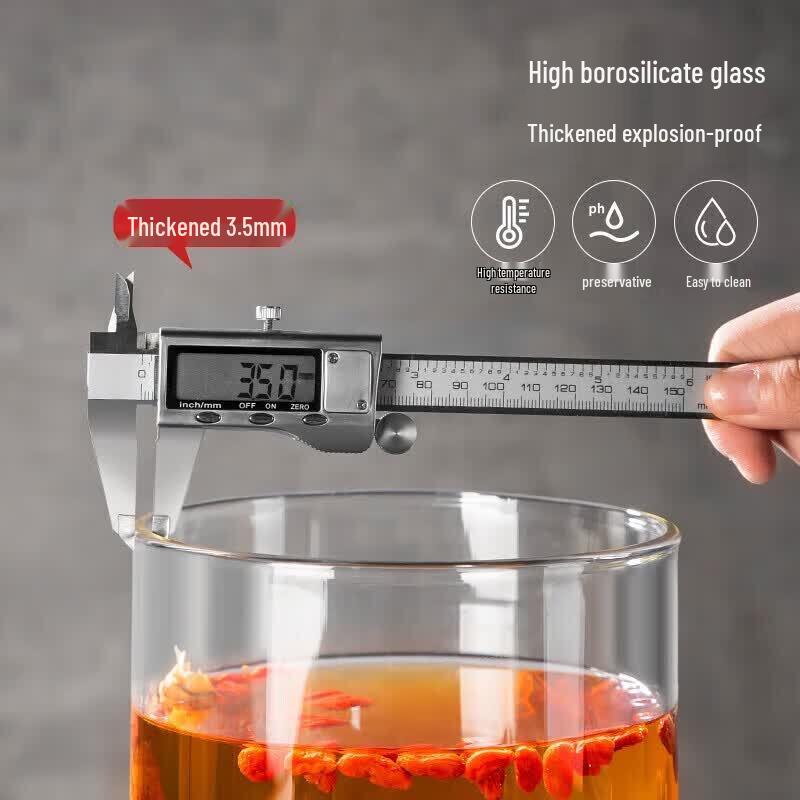 MAXCOOK Borosilicate Glass Wine Fermentation Jar