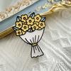 Car Air Freshener Tulip Calla Lily Rose Car Air Conditioning Vent Bouquet Decoration Ornament Aroma Diffuser Stone Ornament