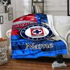 Custom Name Deportivo Cruz Azul Inspired Party Blanket For Couch Bed Plush Cozy Fuzzy Blanket Super Soft Warm Blankets For Fall And Winter 0916225