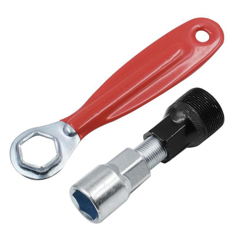 Bicycle Crankset Crank Puller Repair Wrench Extractor Bike Service Remover Hand Spanner Repair Crankset Cycling Removal Tool