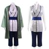 Tsunade Cosplay Costume Set Anime Ninja Outfit for Women Adult Halloween Role Play Costume White Short Hair Medical Ninja Uniform 