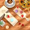 12 шт. DIY Мини-разделочная доска из дерева, для граффити, ручная работа, деревянные поделки, Рождественское украшение для семейной вечеринки