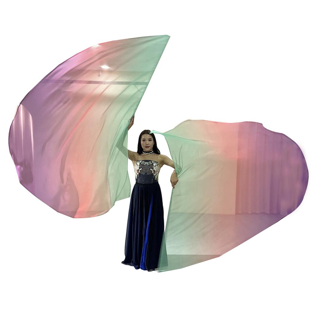 2 шт. флаги для танцев и хвалы с масштабируемым стержнем, полукруглые флаги для поклонения с крыльями, церковные флаги для поклонения для танцоров