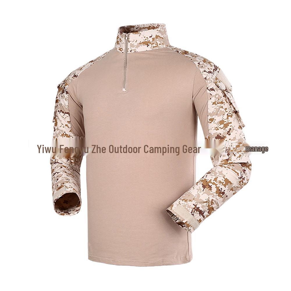 Комплект тактических мужских футболок с длинным рукавом Bone Frog Outdoor Quick Dry для альпинистов и любителей спорта