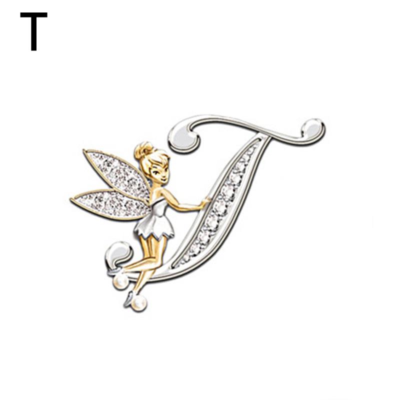 1PC Fashion Brooches Alphabet A-Z Corsage Handmade Gift Exquisite Jewelry Accessories KTY