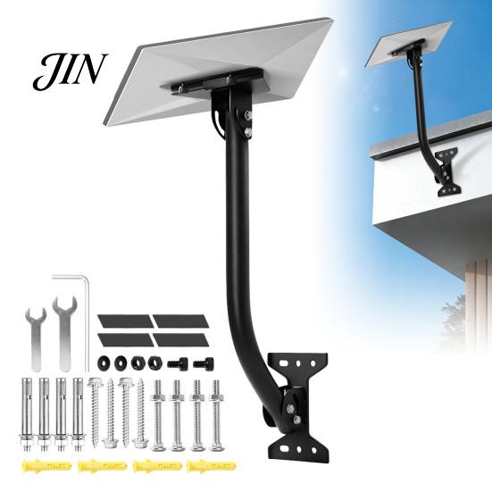 Roof Installation Bracket Terminal Plate Bracket, Weather Resistant High-Strength Carbon Steel Adjustable Wall Mount Solar Panel Holder Angle