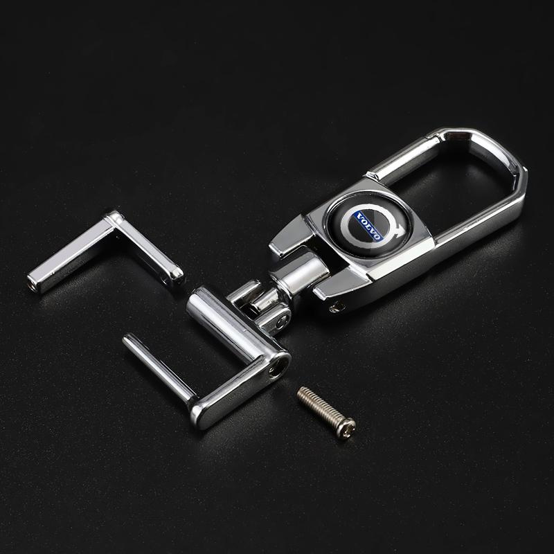 1Pcs High Quality Car Logo Keychain Metal Key Ring Accessories For Volvo ES90 EC40 EX40 EM90 XC90 V90 V60 XC60 V40 S80 S60 S90 C JP6