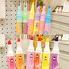 6Pcs/Set Stackable Color Marker Pen Plastic Color Painting Pen Double-ended Highlighter  Diary
