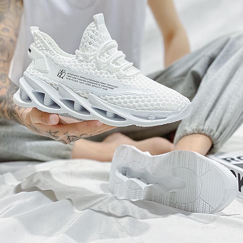 2024 Новые летние кроссовки мужские сетчатые дышащие кроссовки для бега и тенниса на открытом воздухе для спорта на открытом воздухе Tenis Masculino белые повседневные кроссовки для ходьбы
