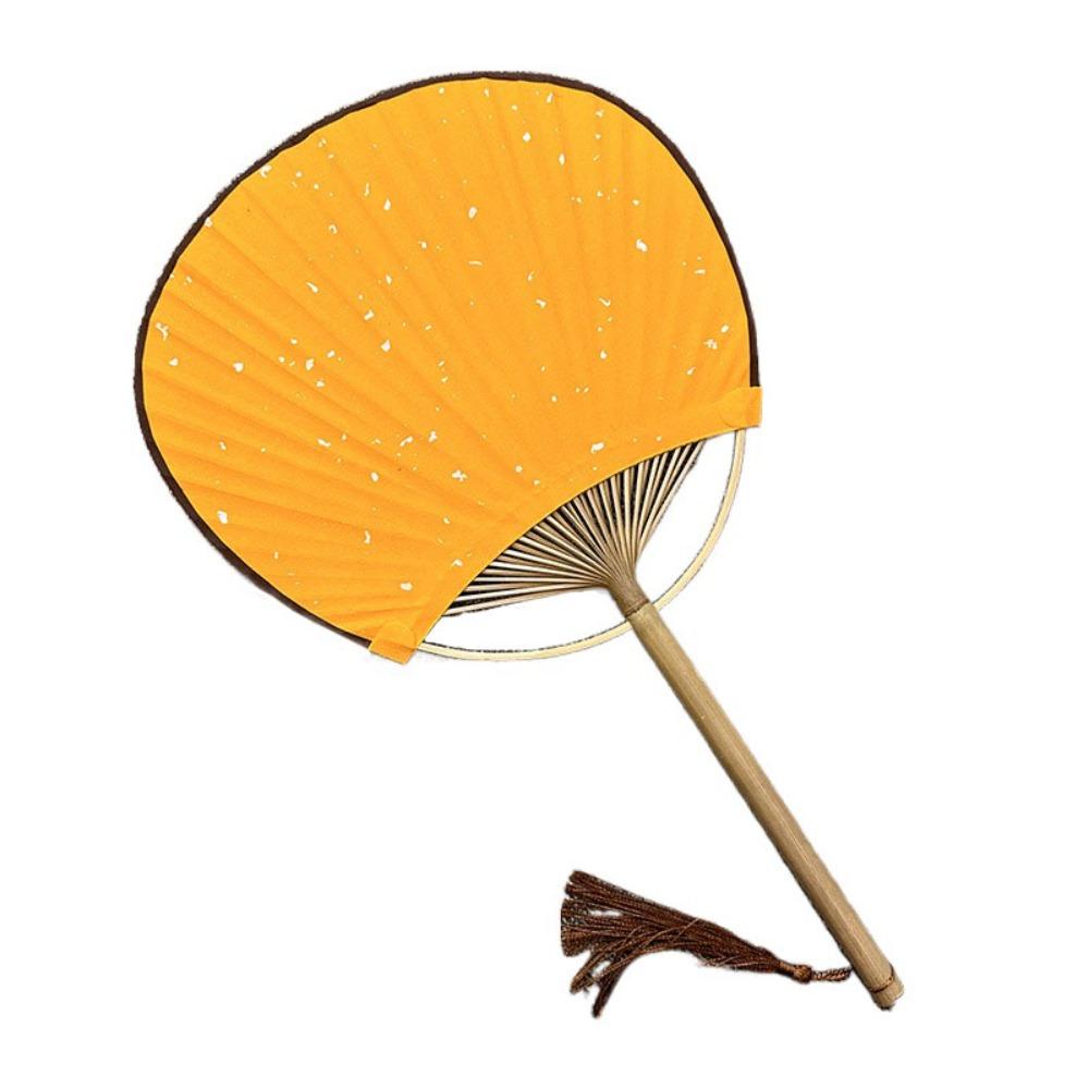 Бумажный пустой веер, винтажный китайский веер, классический расписанный вручную веер с каллиграфией