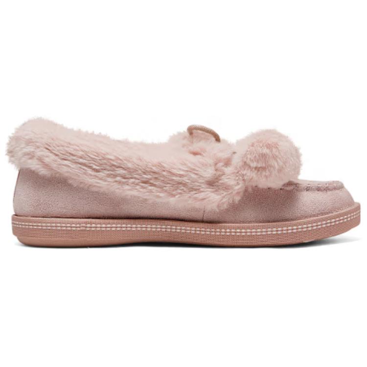 Skechers Современные удобные короткие снегоступы Женские ботинки Телесно-розовые 169000-BLSH