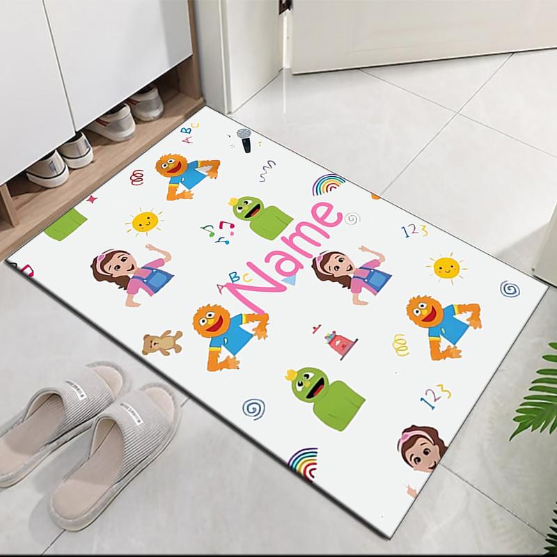 Custom Name Ms. Rachel Printed Carpet, for Office Chair Living Room Bedroom Kitchen Room Decor Gifts.
