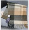 2024 Women's Winter British Style Scarf: 100% Pure Australian Wool, High-End & Warm