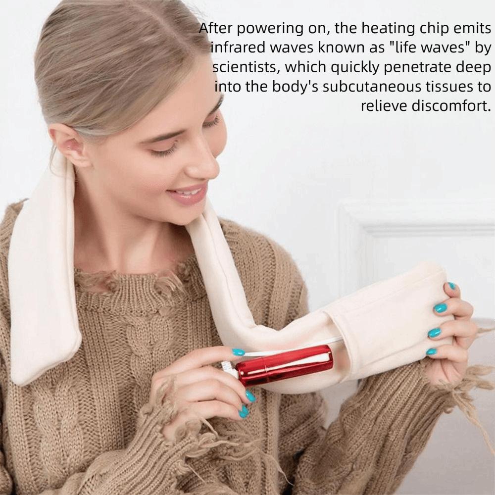 Not Include Battery USB Heated Scarf Temperature Control Neck Wrap Fashion Shawl Winter