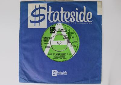 7-дюймовая пластинка VALENTINOS Tired Of Being Nobody Death Of Lo SS2137PROMO STATESIDE 1968 UK SoulFunk Б/У