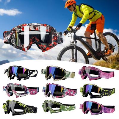 Очки для велоспорта на открытом воздухе с эластичной лентой, защита от ультрафиолета, ветрозащитные, легкие, для мужчин и женщин, для катания на лыжах, сноуборде, мотоцикле, велосипеде, спортивные очки