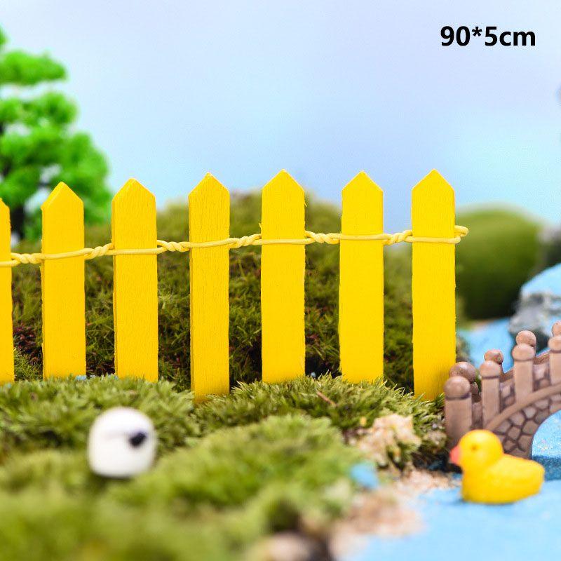 Мини-деревянный заборчик 90 см, идеально подходящий для ландшафтного декора кукольного домика**