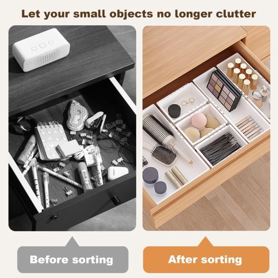 Retractable Drawer Storage Box Kitchen Cutlery Fork Spoon Bin Office Supplies Drawer Divider Multifunctional Underwear Sock
