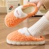 Флисовые хлопковые тапочки женские зимние новые утолщенные теплые хлопковые тапки для пары хлопковые туфли женские шерстяные тапочки нескользящая обувь