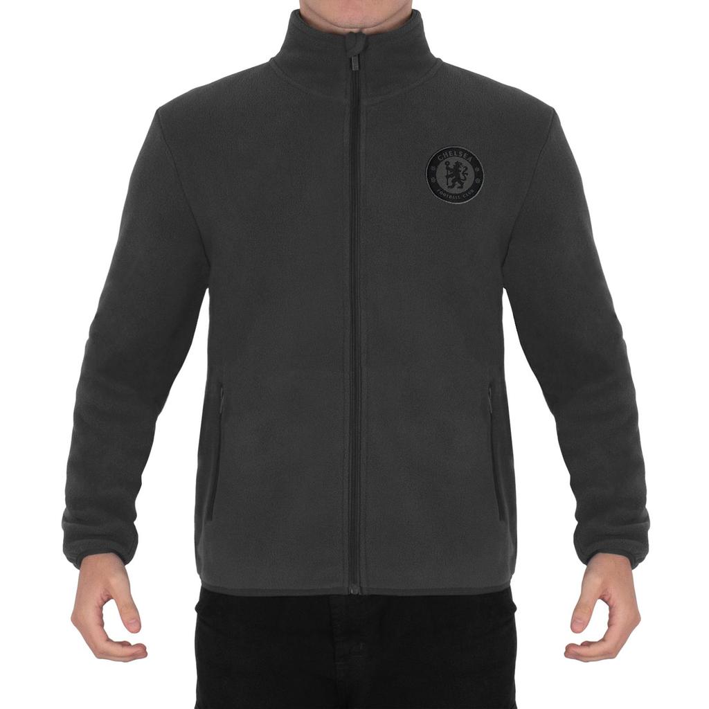Chelsea FC Mens Crest Fleece Jacket