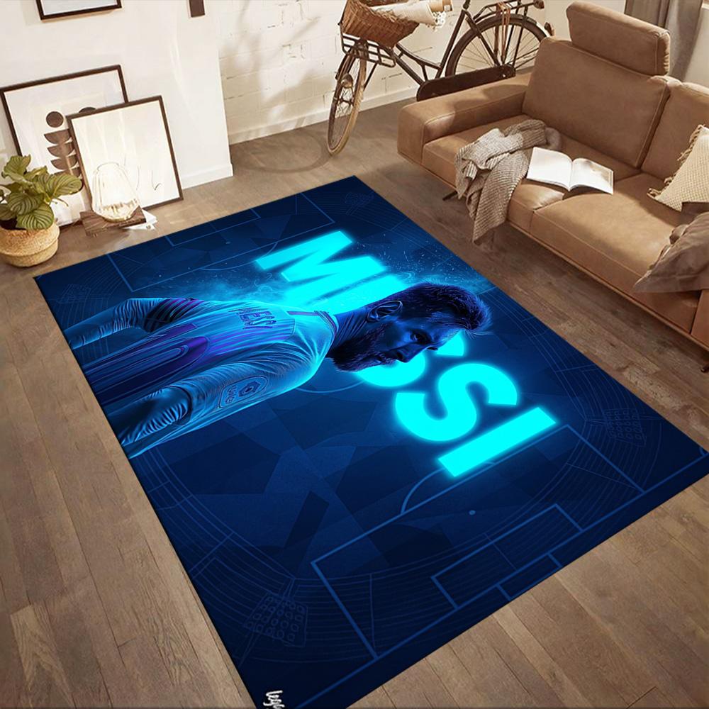 Messi 202 Floor Mat Suitable for Decorate room Bedrooms Foyer Living Rooms Anti-slip Rug Office home decor Gift for Festivals