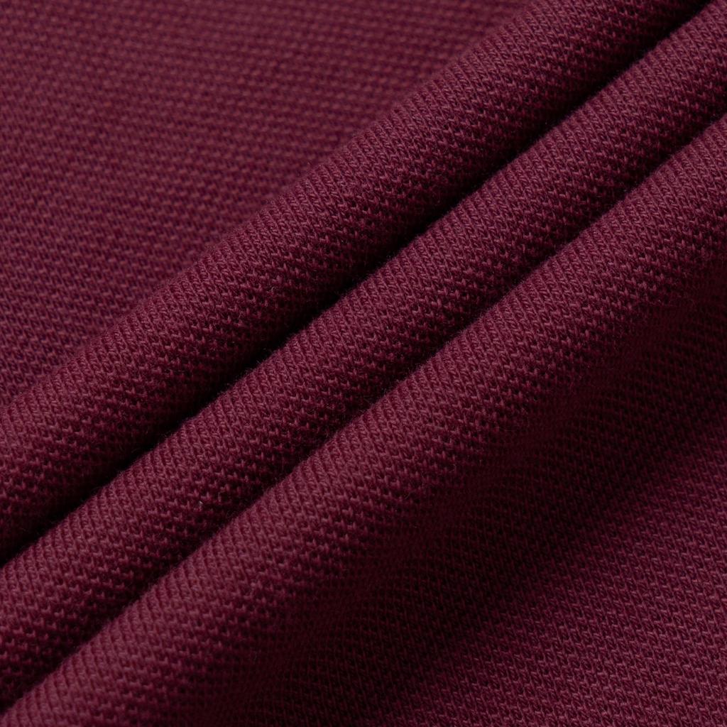 Polo Ralph Lauren FW22 однотонная приталенная рубашка поло с логотипом Three Pony, короткие рукава, мужские топы, красный цвет 1N821994-600