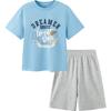 Balabala Boys' Short-sleeved T-shirt & Pants Set