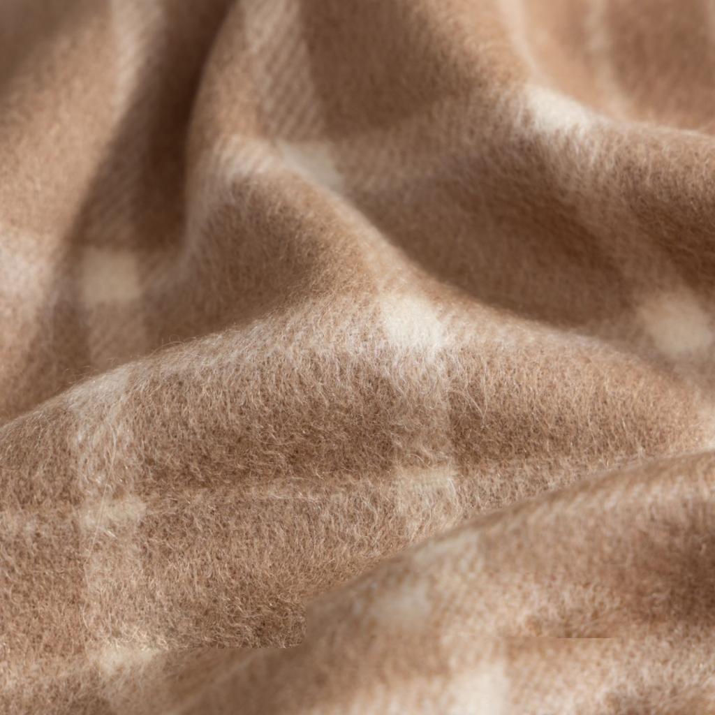 100% шерсть осенне-зимний новый стиль женский шерстяной шарф в британском стиле с высококачественным ощущением, универсальная мужская клетчатая утолщенная шаль с кисточками