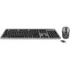 Clavier Et Souris Sans Fil - EWENT - Clavier Complet - 13 Touches Multimédia - Silencieux - 1600 DPI