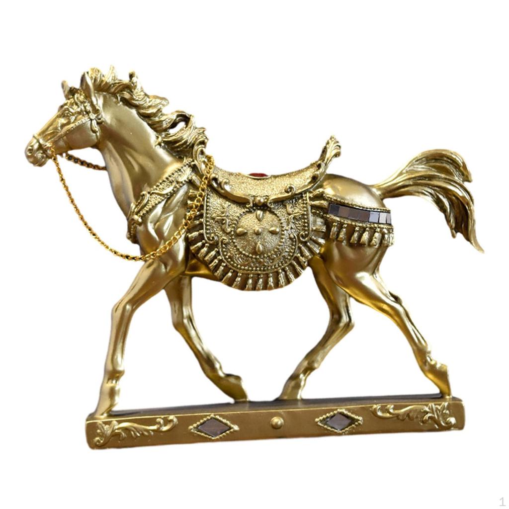 Elegant Horse Sculpture for Home Decor and Office Desk